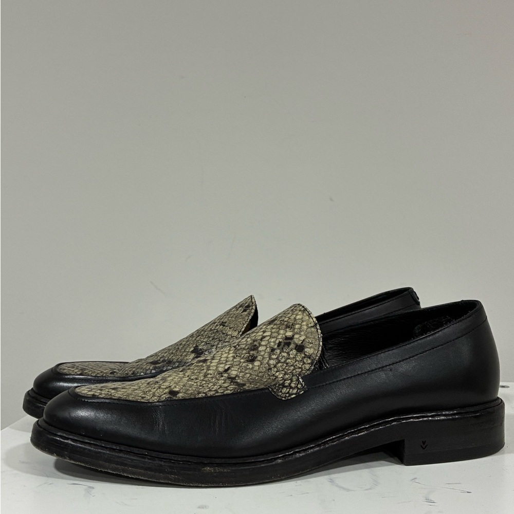 John Varvatos Leather Loafer With Python Eu 43.5 … - image 6